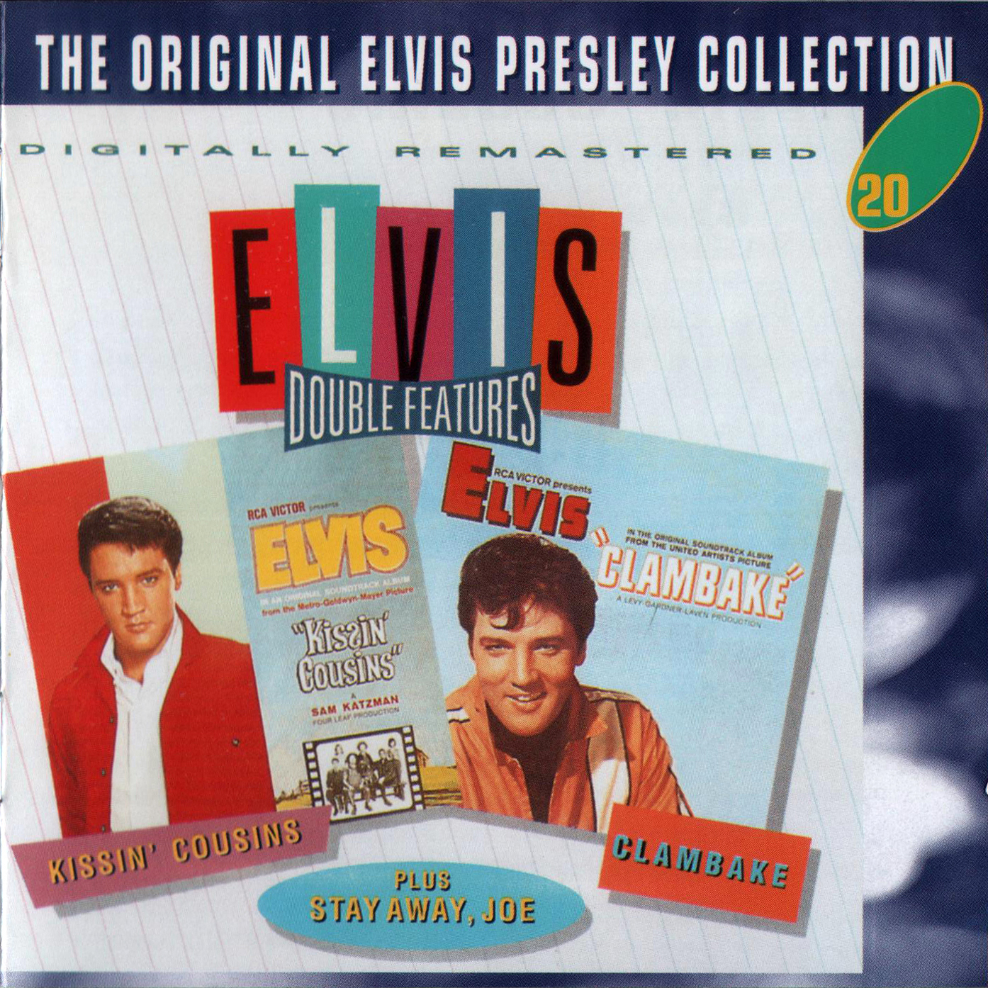 Elvis Presley  The Original Elvis Presley Collection 20; Kissin, Clambake, Stay Away : Front